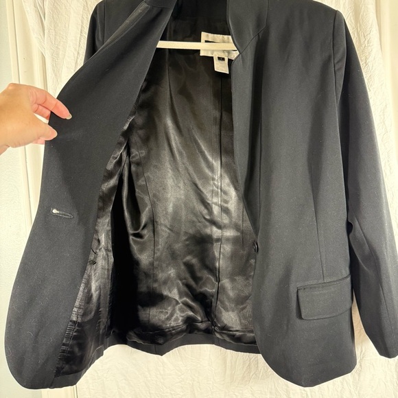 Votre Nom Paris Vintage Blazer Jacket Black FULLY LINED Designer Medium - Picture 3 of 11